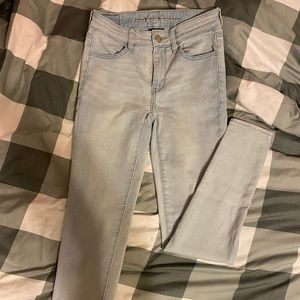 American eagle jeans, size 2, light wash